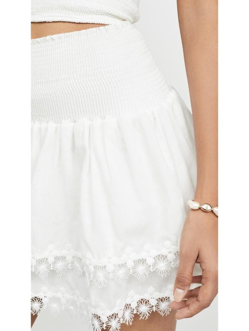 Chic Women's Ruffle Mini Skirt - Flirty Summer Style, Perfect for Casual Outings - Picture 6 of 6